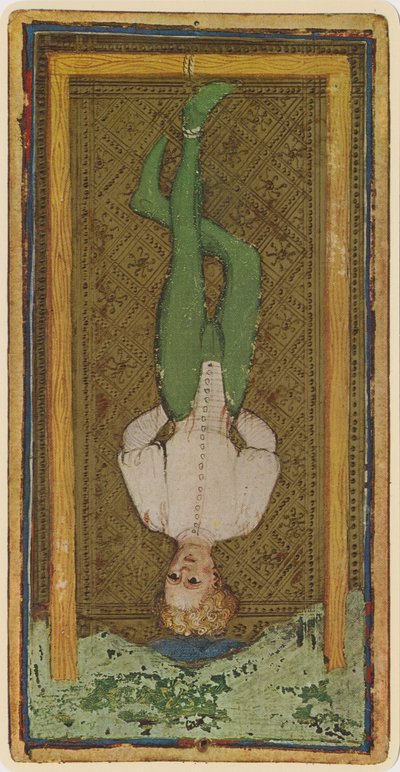 The Traitor, Facsimile of a Tarot Card from the 